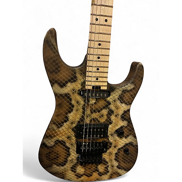 Used Charvel DEMARTINI SIG SNAKE SNAKE SKIN Solid Body Electric Guitar