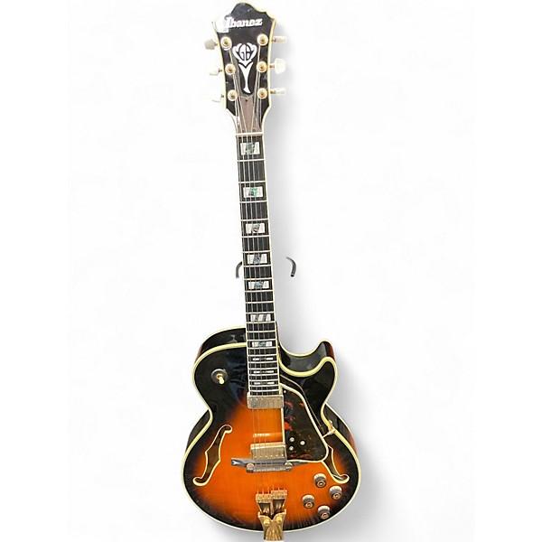 Used Ibanez GB10SE Sunburst Hollow Body Electric Guitar