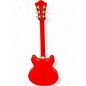 Used Eastwood T386 Red Hollow Body Electric Guitar