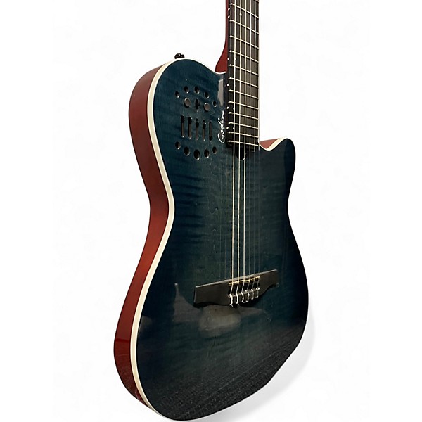 Used Godin Multiac ACS-SA Denim Classical Acoustic Electric Guitar