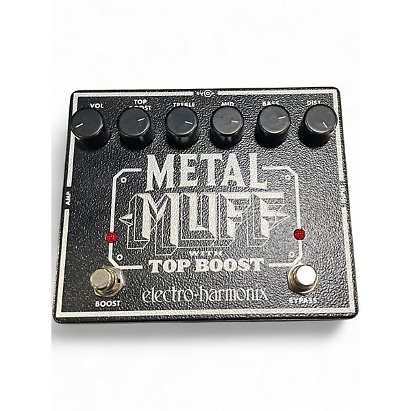 Used Electro-Harmonix Metal Muff Distortion With Top Boost Effect Pedal
