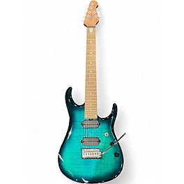 Used Sterling by Music Man John Petrucci JP157 7 String Emerald Green Solid Body Electric Guitar