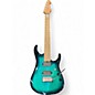 Used Sterling by Music Man John Petrucci JP157 7 String Emerald Green Solid Body Electric Guitar thumbnail