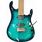 Used Sterling by Music Man John Petrucci JP157 7 String Emerald Green Solid Body Electric Guitar