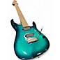 Used Sterling by Music Man John Petrucci JP157 7 String Emerald Green Solid Body Electric Guitar