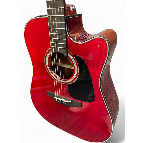 Used Takamine GD30CE RED Acoustic Electric Guitar