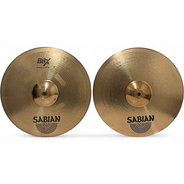 Used SABIAN 14in B8X HI HATS Cymbal