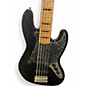 Used Squier Classic Vibe 70s Jazz Bass V Black Electric Bass Guitar