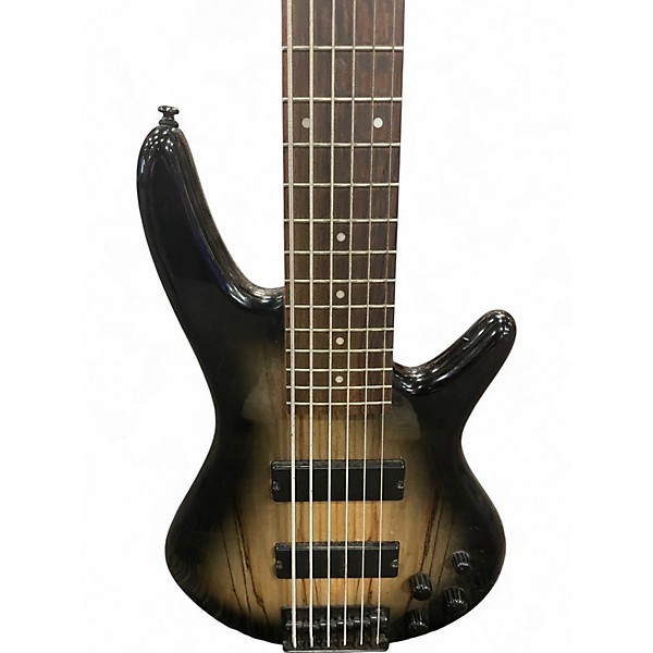 Used Ibanez GSR206 6 String GRAY BURST Electric Bass Guitar