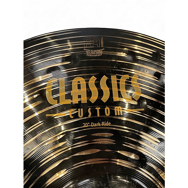 Used MEINL 20in Classics Custom Dark Ride Cymbal