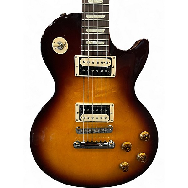 Used Gibson Les Paul Deluxe Sunburst Solid Body Electric Guitar