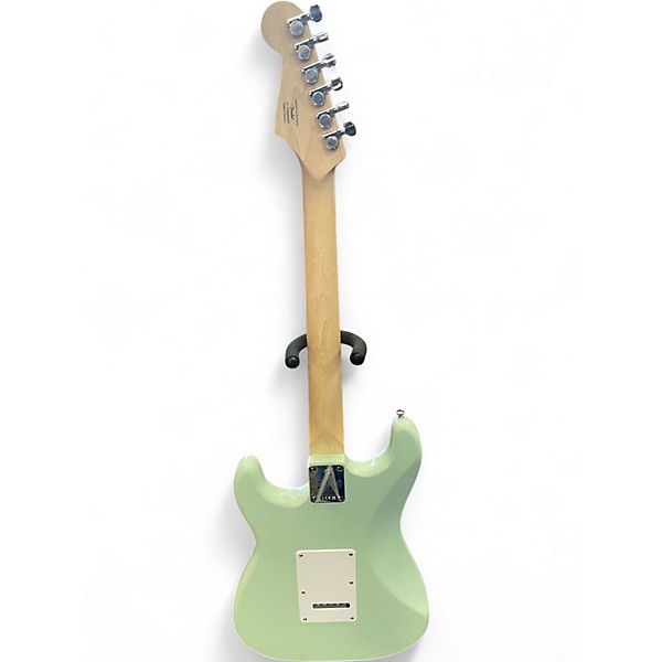 Used Squier Standard Stratocaster Surf Green Solid Body Electric Guitar