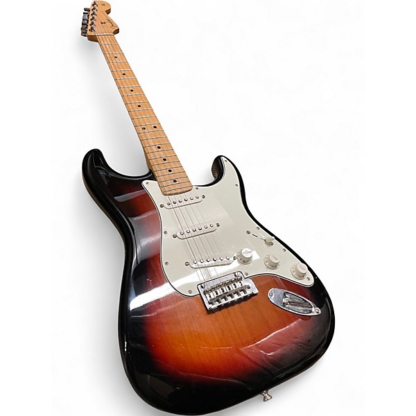 Used Fender Player Stratocaster 3 Color Sunburst Solid Body Electric Guitar