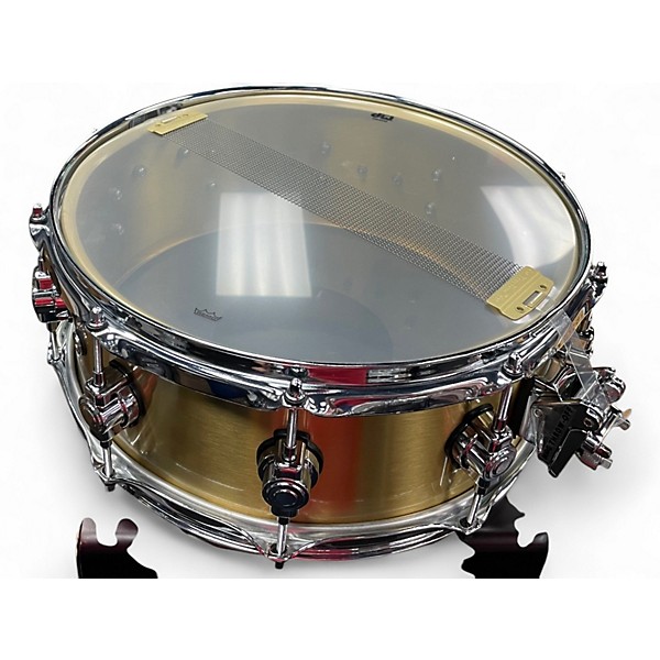 Used DW 14X5.5 Performance Series Snare Gold Drum