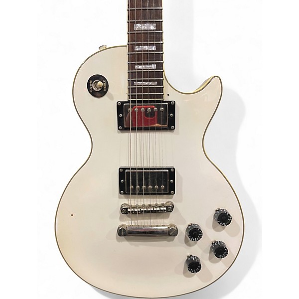 Used Epiphone Les Paul Custom Alpine White Solid Body Electric Guitar