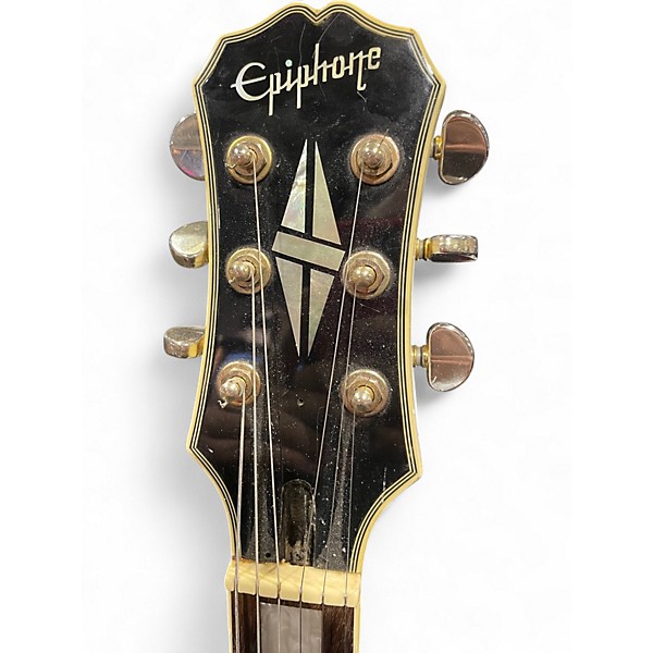 Used Epiphone Les Paul Custom Alpine White Solid Body Electric Guitar