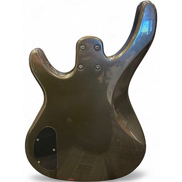 Used Squier mb4 Gunmetal Gray Electric Bass Guitar