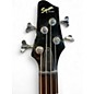 Used Squier mb4 Gunmetal Gray Electric Bass Guitar