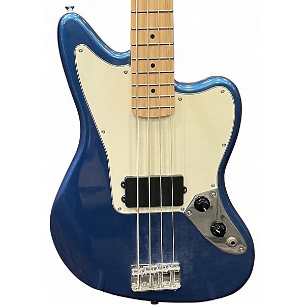 Used Squier Affinity Jaguar Bass Lake Placid Blue Electric Bass Guitar