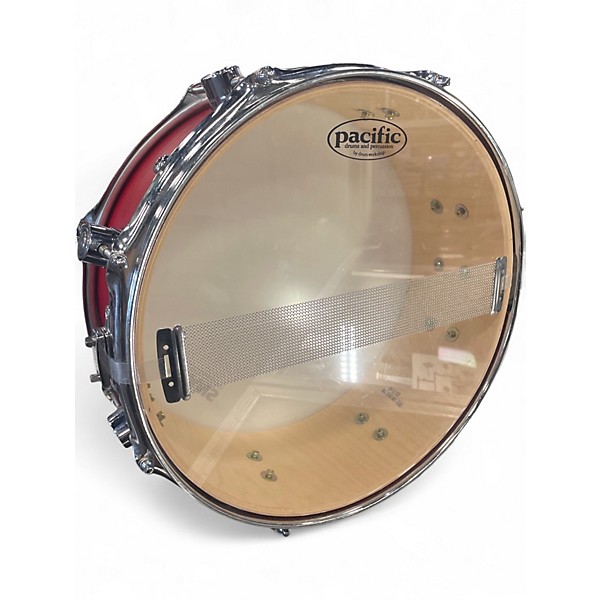 Used Pdp 13in F-SERIES SNARE Trans Red Drum