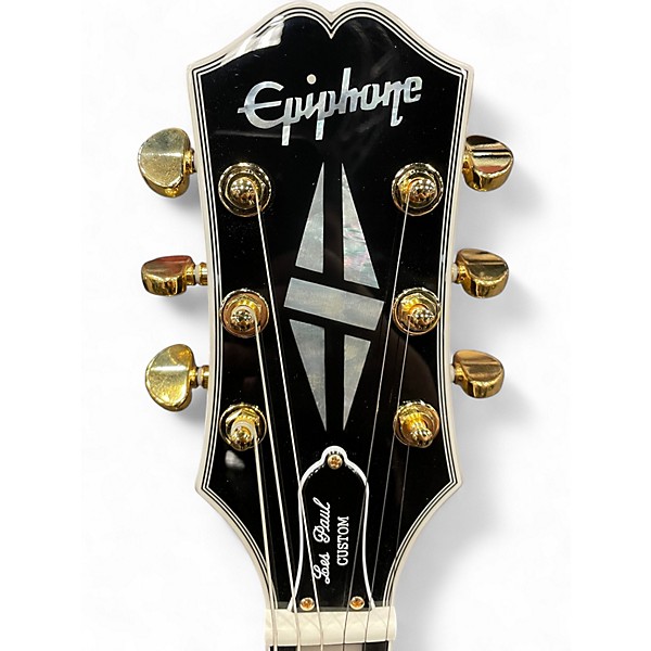 Used Epiphone LES PAUL CUSTOM shadow burst Solid Body Electric Guitar