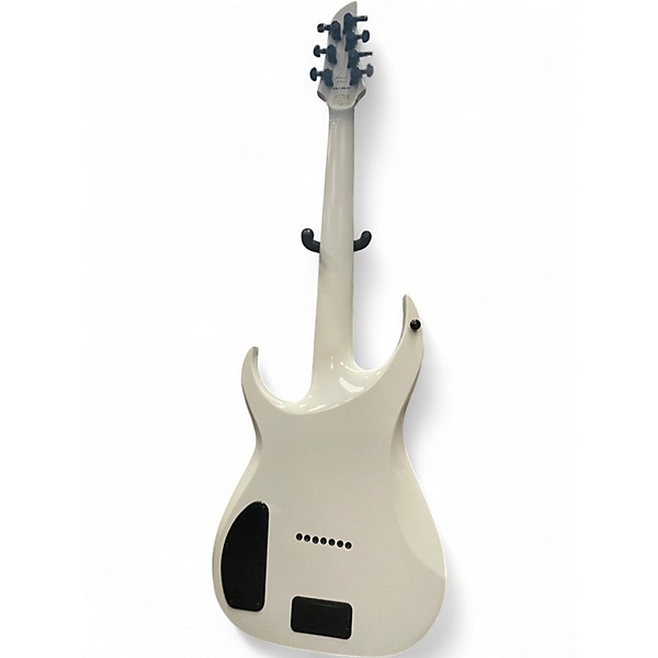 Used Schecter Guitar Research KM7 MKIII Alpine White Solid Body Electric Guitar