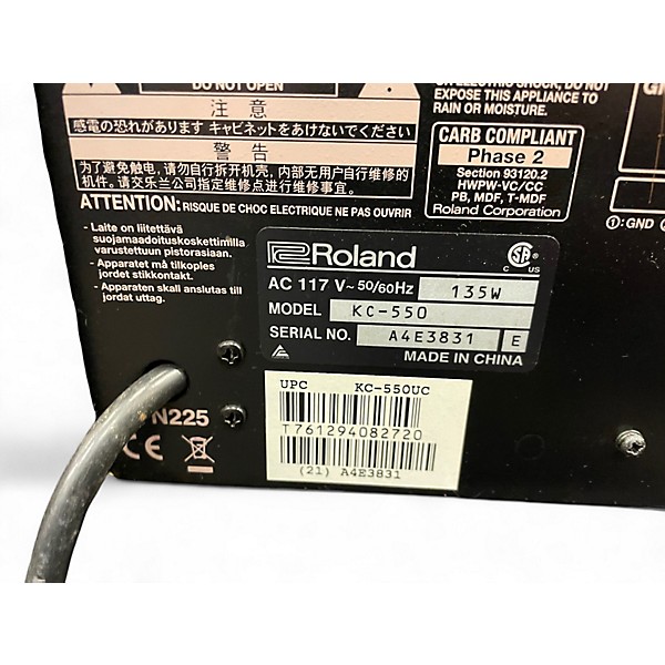 Used Roland KC550 1x15 180W Keyboard Amp