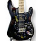 Used Squier Standard Stratocaster Black Solid Body Electric Guitar
