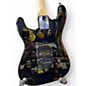 Used Squier Standard Stratocaster Black Solid Body Electric Guitar