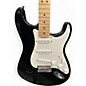 Used 2004 Fender Artist Series Jimmie Vaughan Tex-Mex Stratocaster Black Solid Body Electric Guitar