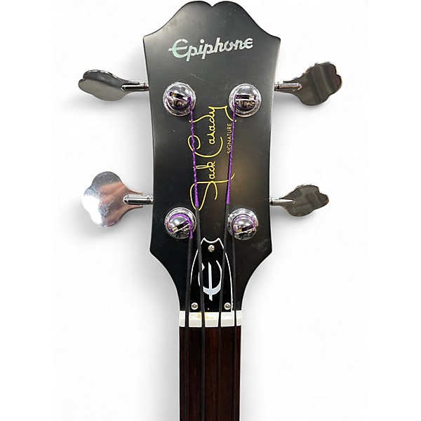 Used Epiphone Jack Casady Semi-hollow Sunburst Electric Bass Guitar