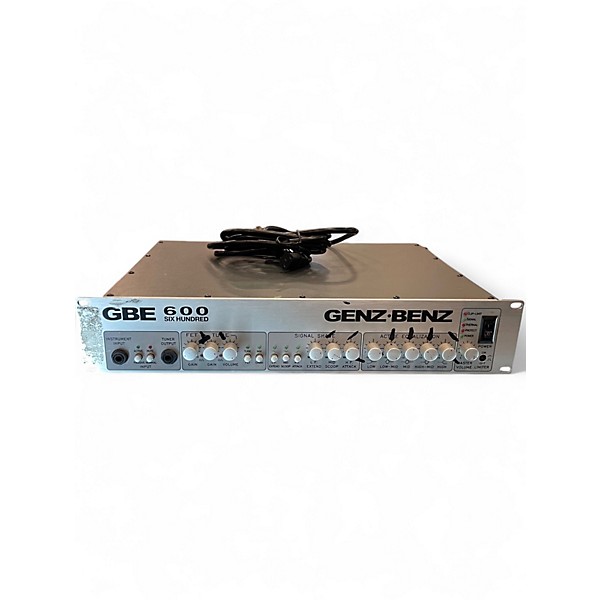 Used Genz Benz GBE600 Bass Amp Head