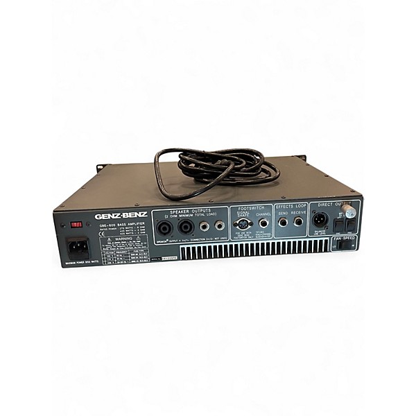 Used Genz Benz GBE600 Bass Amp Head