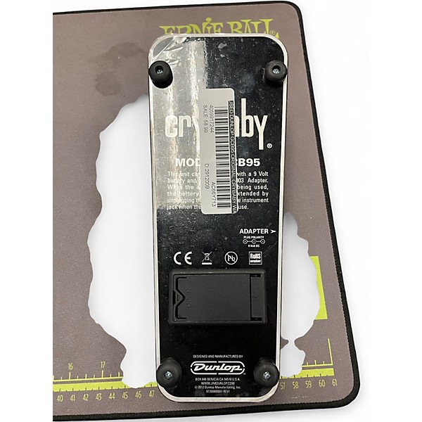 Used Dunlop GCB95 Original Crybaby Wah Effect Pedal