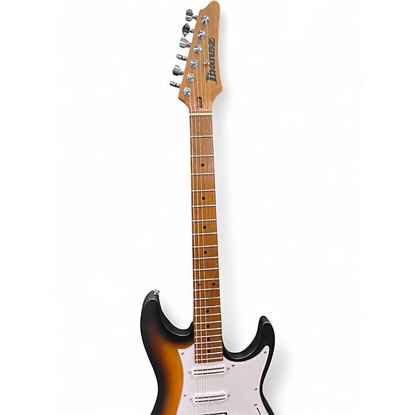 Used Ibanez ATZ10P Sunburst Solid Body Electric Guitar
