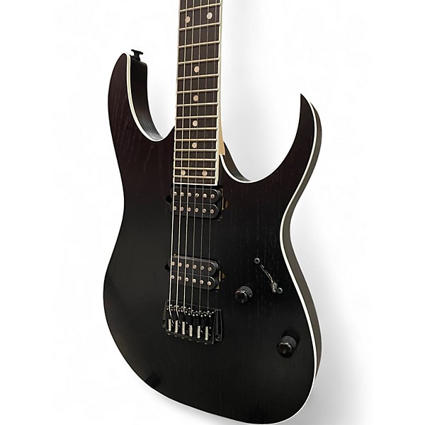 Used Ibanez RGR622AHBF Weathered Black Solid Body Electric Guitar