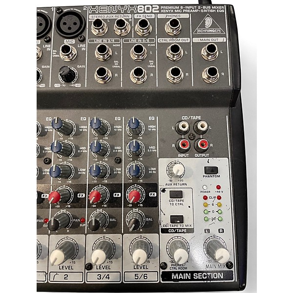 Used Behringer Xenyx802 Unpowered Mixer