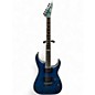 Used ESP LTD MH1000 Deluxe See Thru Blue Solid Body Electric Guitar thumbnail