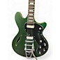 Used Schecter Guitar Research T S/H-1 Green Hollow Body Electric Guitar