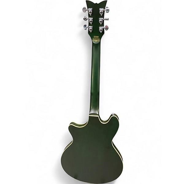 Used Schecter Guitar Research T S/H-1 Green Hollow Body Electric Guitar