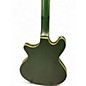 Used Schecter Guitar Research T S/H-1 Green Hollow Body Electric Guitar