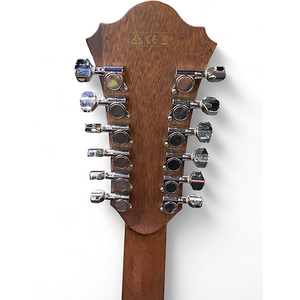 Used Ibanez AE2412 Natural 12 String Acoustic Electric Guitar
