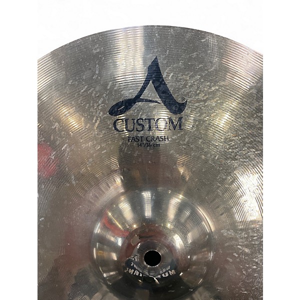 Used Zildjian 14in A Custom Crash Cymbal