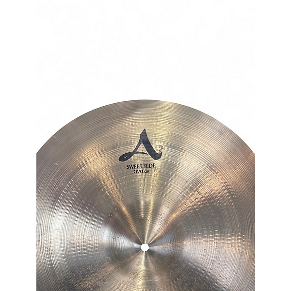 Used Zildjian 21in A Series Sweet Ride Cymbal