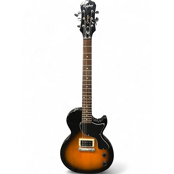 Used Epiphone Les Paul Junior Single Cut 2 Color Sunburst Solid Body Electric Guitar