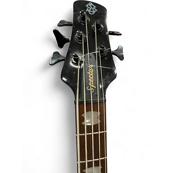 Used Spector ReBop5DLX-FM Black Cherry Electric Bass Guitar