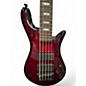 Used Spector ReBop5DLX-FM Black Cherry Electric Bass Guitar
