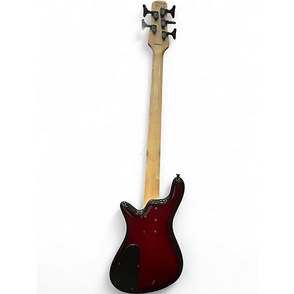 Used Spector ReBop5DLX-FM Black Cherry Electric Bass Guitar