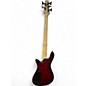Used Spector ReBop5DLX-FM Black Cherry Electric Bass Guitar