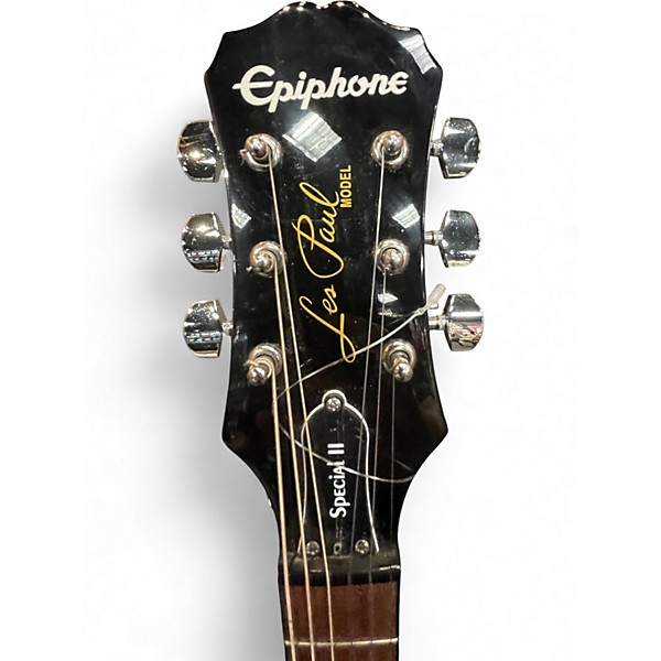 Used Epiphone Les Paul Special II Plus Trans Blueburst Solid Body Electric Guitar